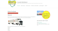 Desktop Screenshot of islandremovals.com.au